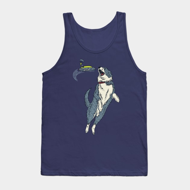 Alien Frisbee Tank Top by WanderingBert